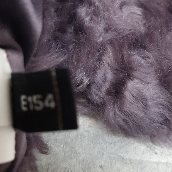 kate spade Purple Plush Faux Fur Jacket - Picture 8 of 8